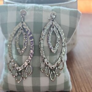Elegant Silver Dangle Earrings